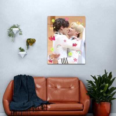 Woosan Cute Canvas Print Official Ateez Merch