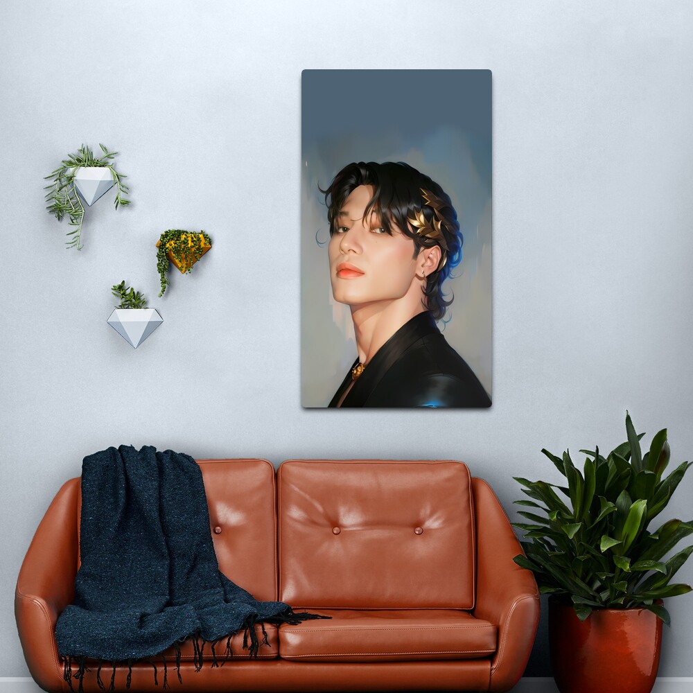Ateez San Ateez, Ateez, Please, Leave, Hehetmon, Yeosang, Hongjoong, San, Yunho, Jongho, Seonghwa Canvas Print Official Ateez Merch