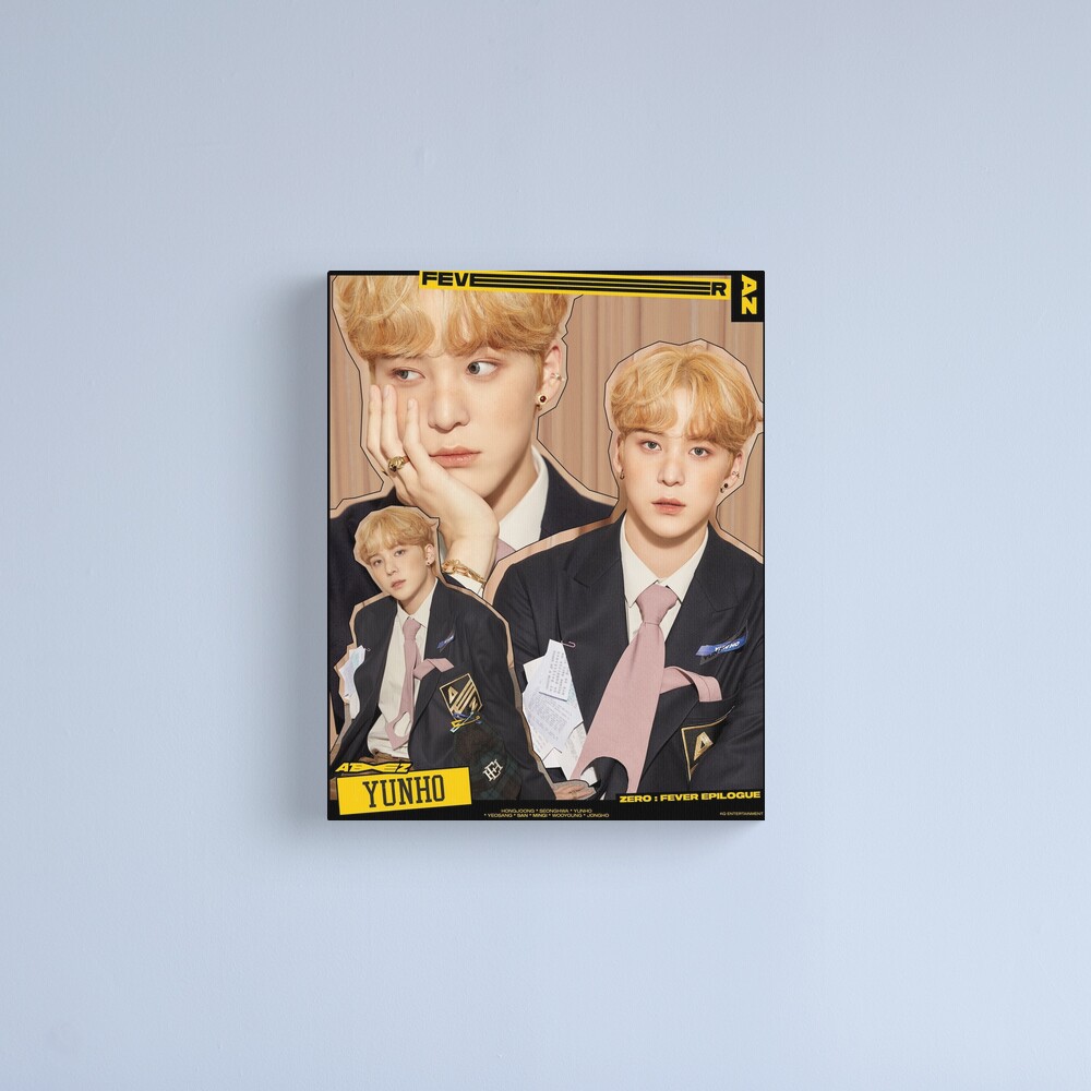 Ateez Yunho 'The Real' Canvas Print Official Ateez Merch