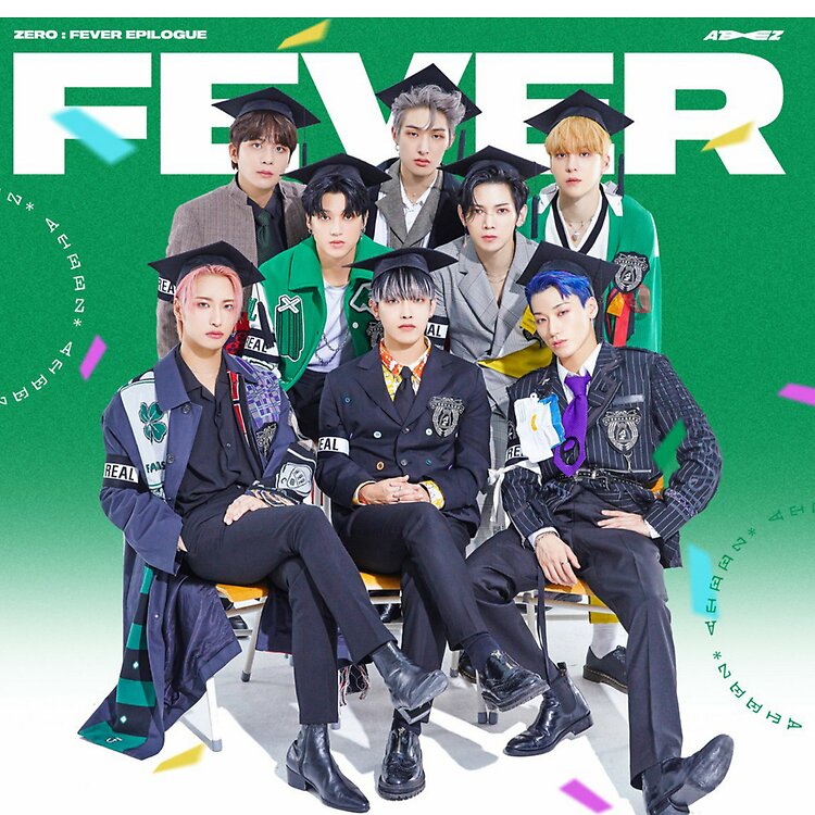 Ateez Zero:Fever Epilogue Cover Poster Tote Bag Official Ateez Merch