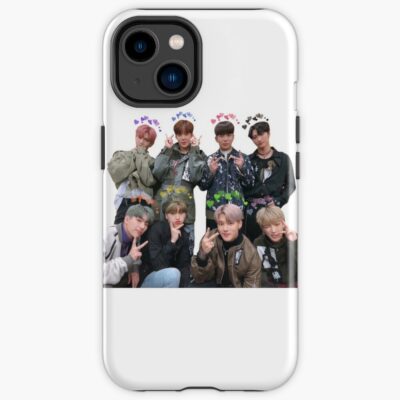 Ateez N' Hearts Iphone Case Official Ateez Merch
