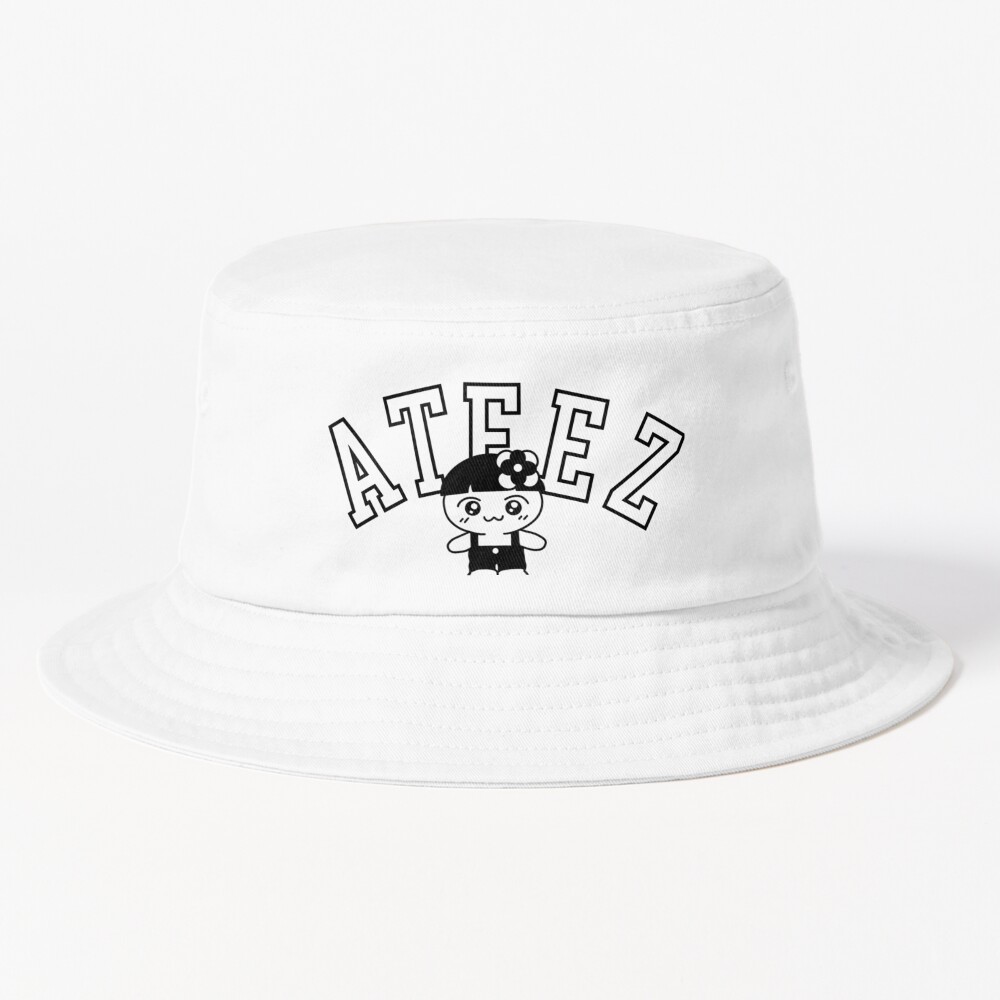 Ateez Hongjoong Teezmon Hanamon Bucket Hat Official Ateez Merch