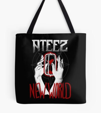 Ateez New World Cromer Metal (Red) Tote Bag Official Ateez Merch