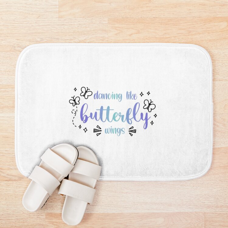 Ateez Dancing Like Butterfly Wings Bath Mat Official Ateez Merch