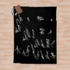 Ateez Signatures Throw Blanket Official Ateez Merch