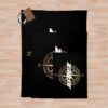 Ateez Compass Design Throw Blanket Official Ateez Merch