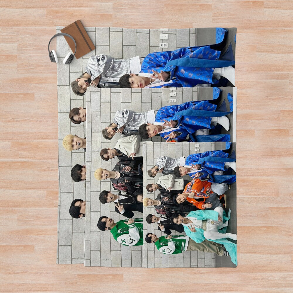Ateez Throw Blanket Official Ateez Merch
