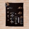 Ateez Kpop Throw Blanket Official Ateez Merch
