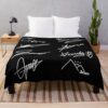Ateez Signatures Throw Blanket Official Ateez Merch