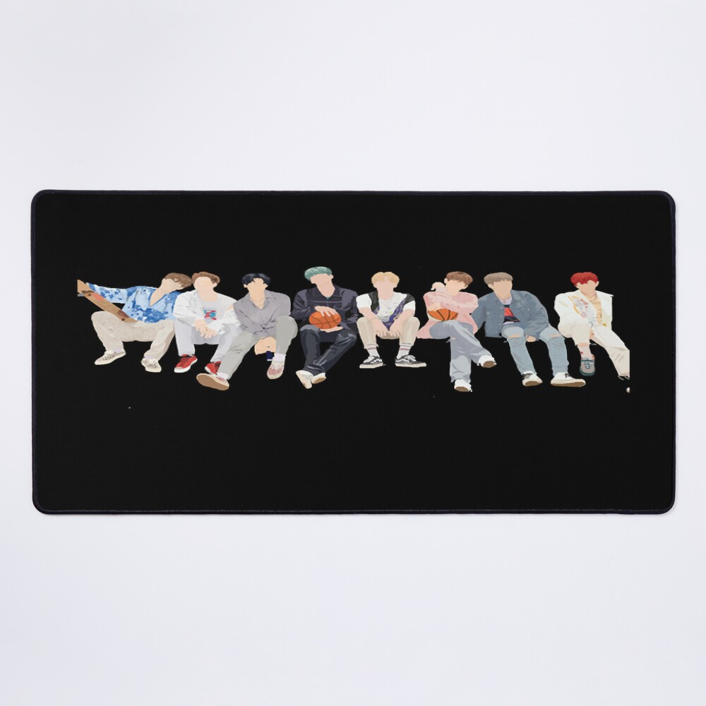 Ateez Wave Mouse Pad Official Ateez Merch