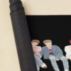 Ateez Wave Mouse Pad Official Ateez Merch