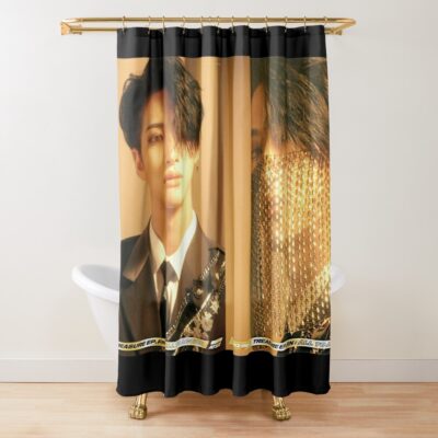 Ateez Seonghwa Shower Curtain Official Ateez Merch