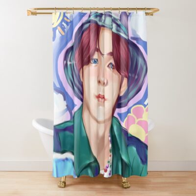 Ateez Yunho Eternal Sunshine Stickers Posters Shower Curtain Official Ateez Merch